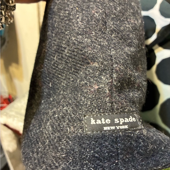 Kate Spade Charcoal Bag with Floral Interior - Picture 5 of 12